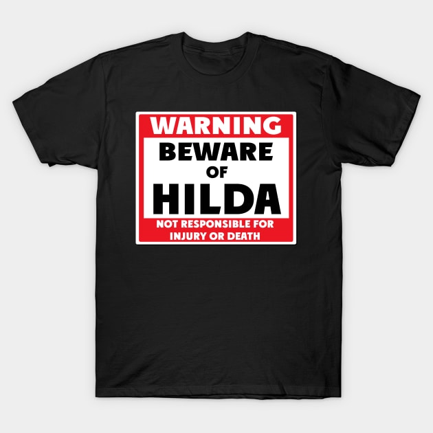 Beware of Hilda T-Shirt by BjornCatssen